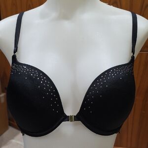 La SENZA Black Bra with Studded Detail